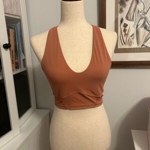 Gymshark Rust Orange sports bra